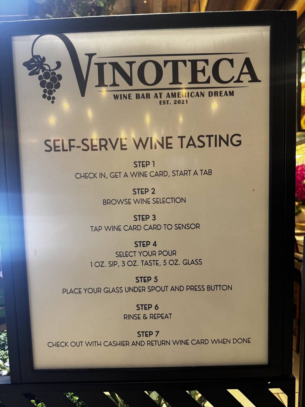 Vinoteca меню