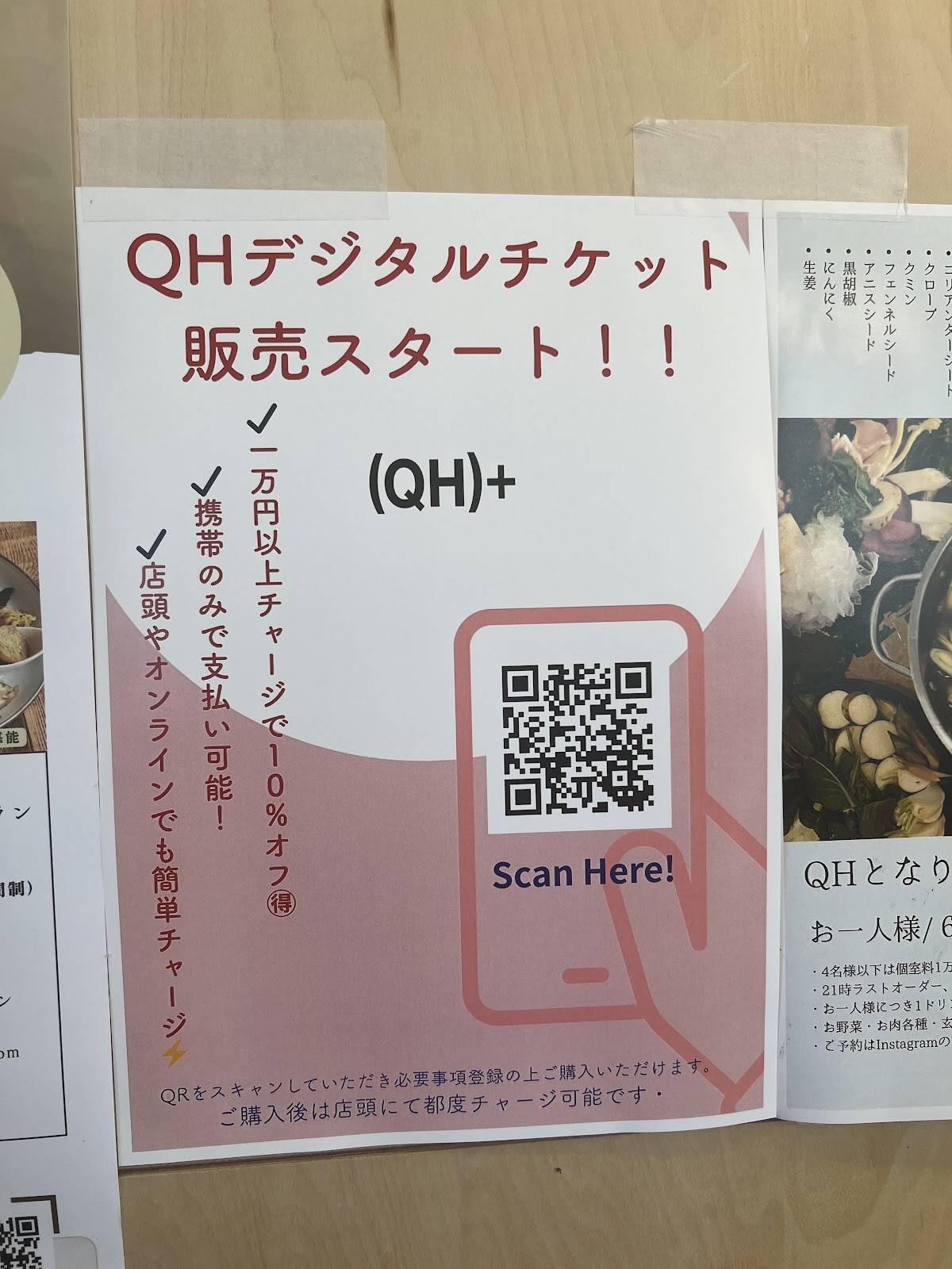 QH меню