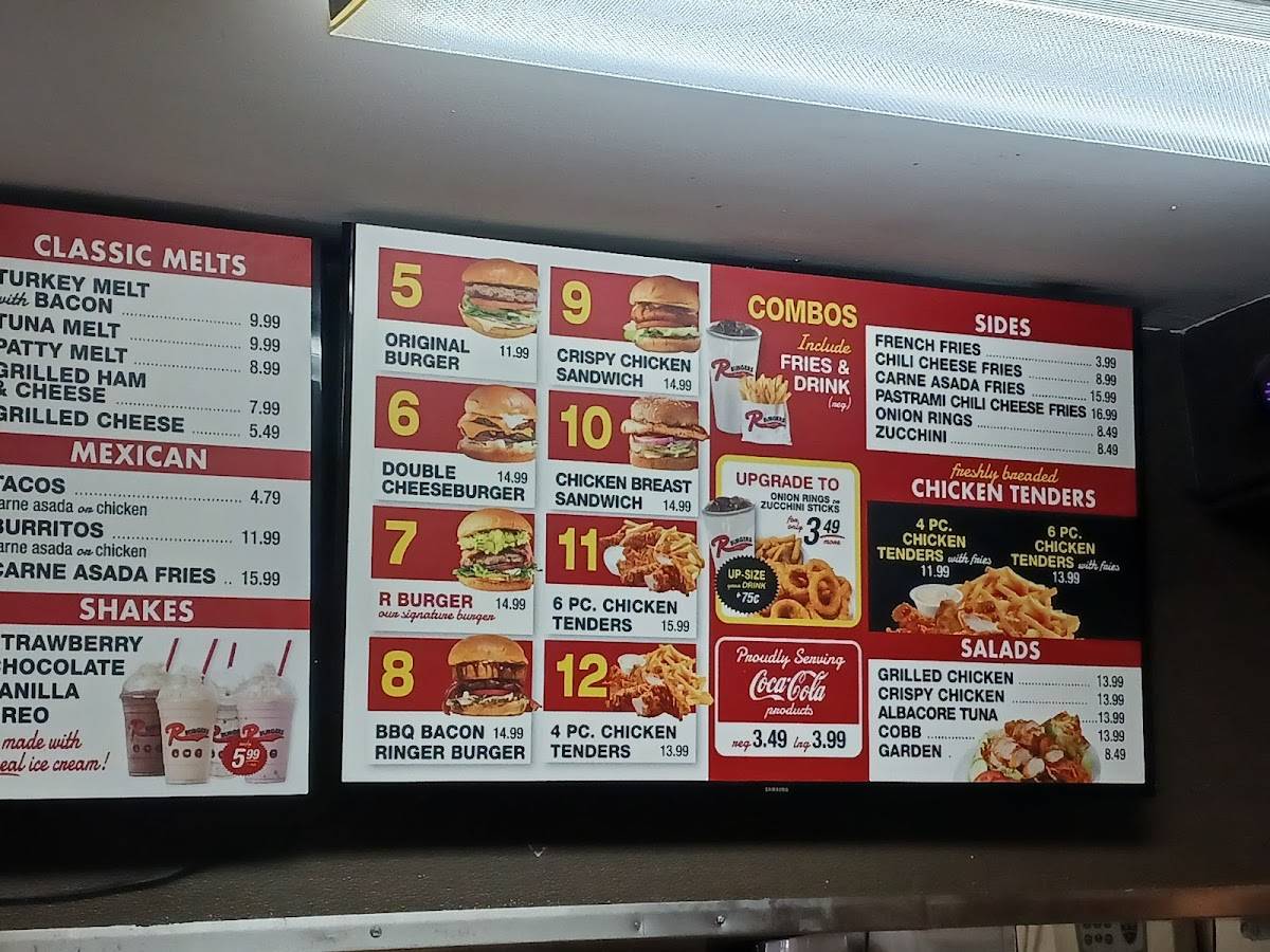 R Burgers меню