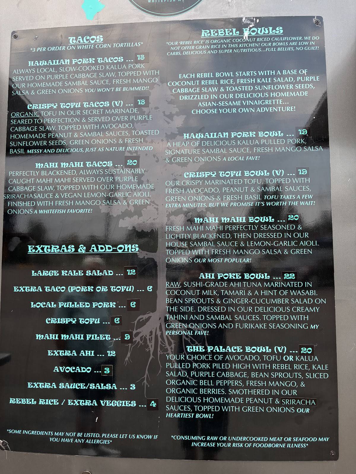 Rebel Roots Kitchen меню