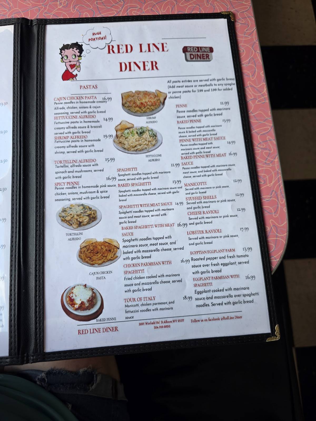 Red Line Diner меню