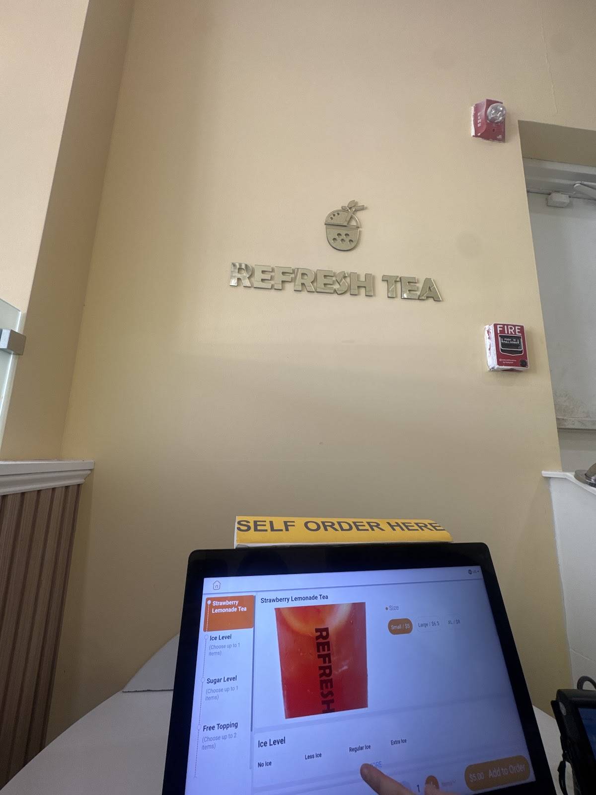 Refresh Tea меню