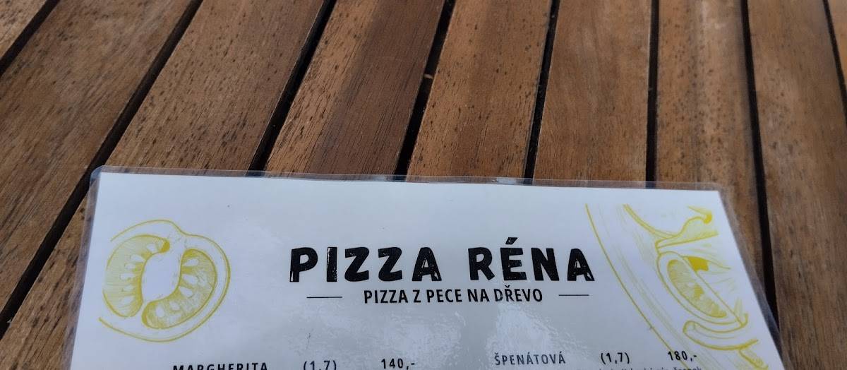 Restaurace Réna меню