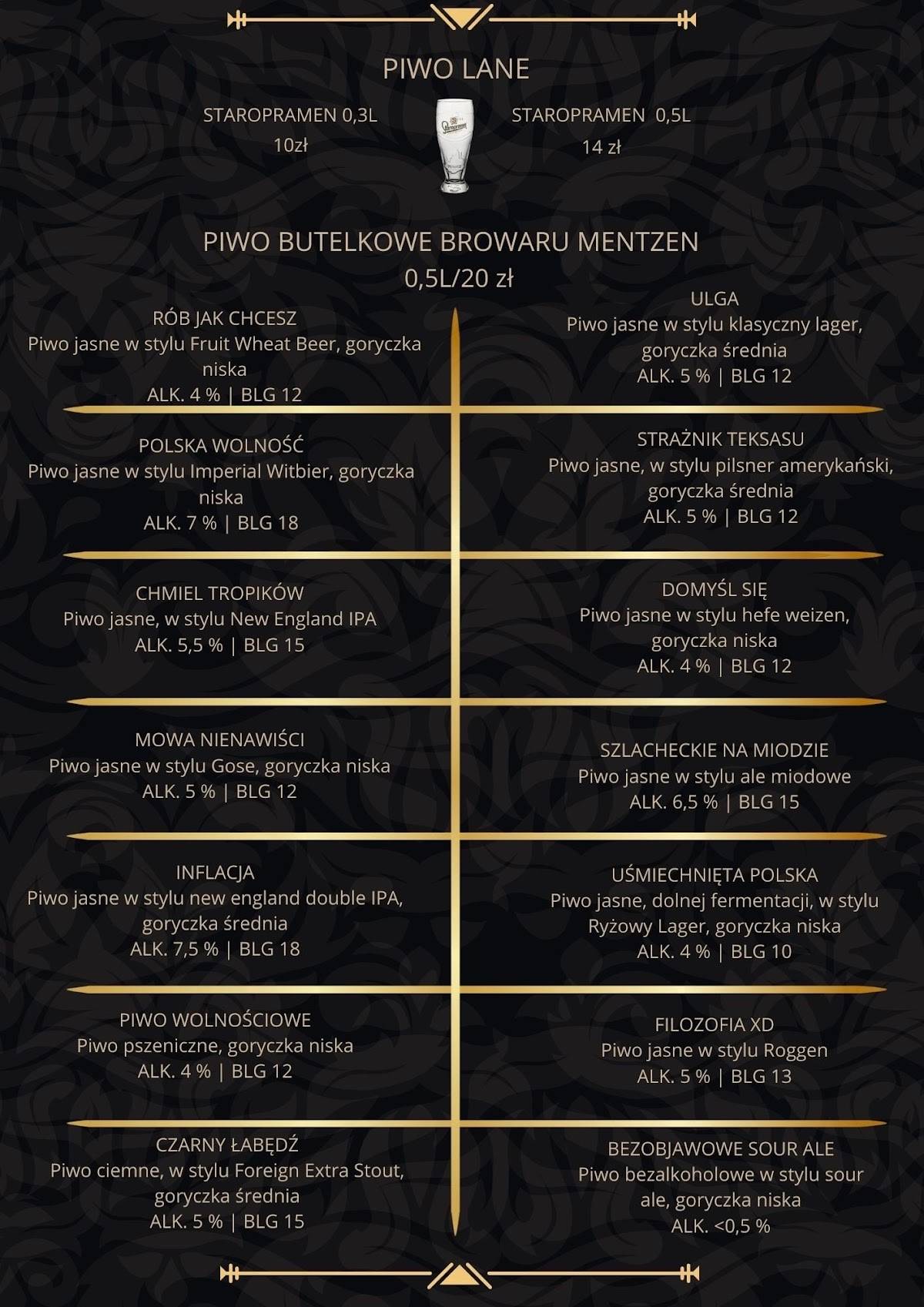Restauracja Rozchodniaczek меню