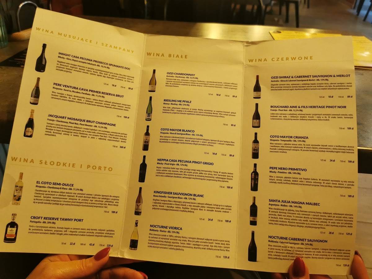 Restauracja Rozchodniaczek меню