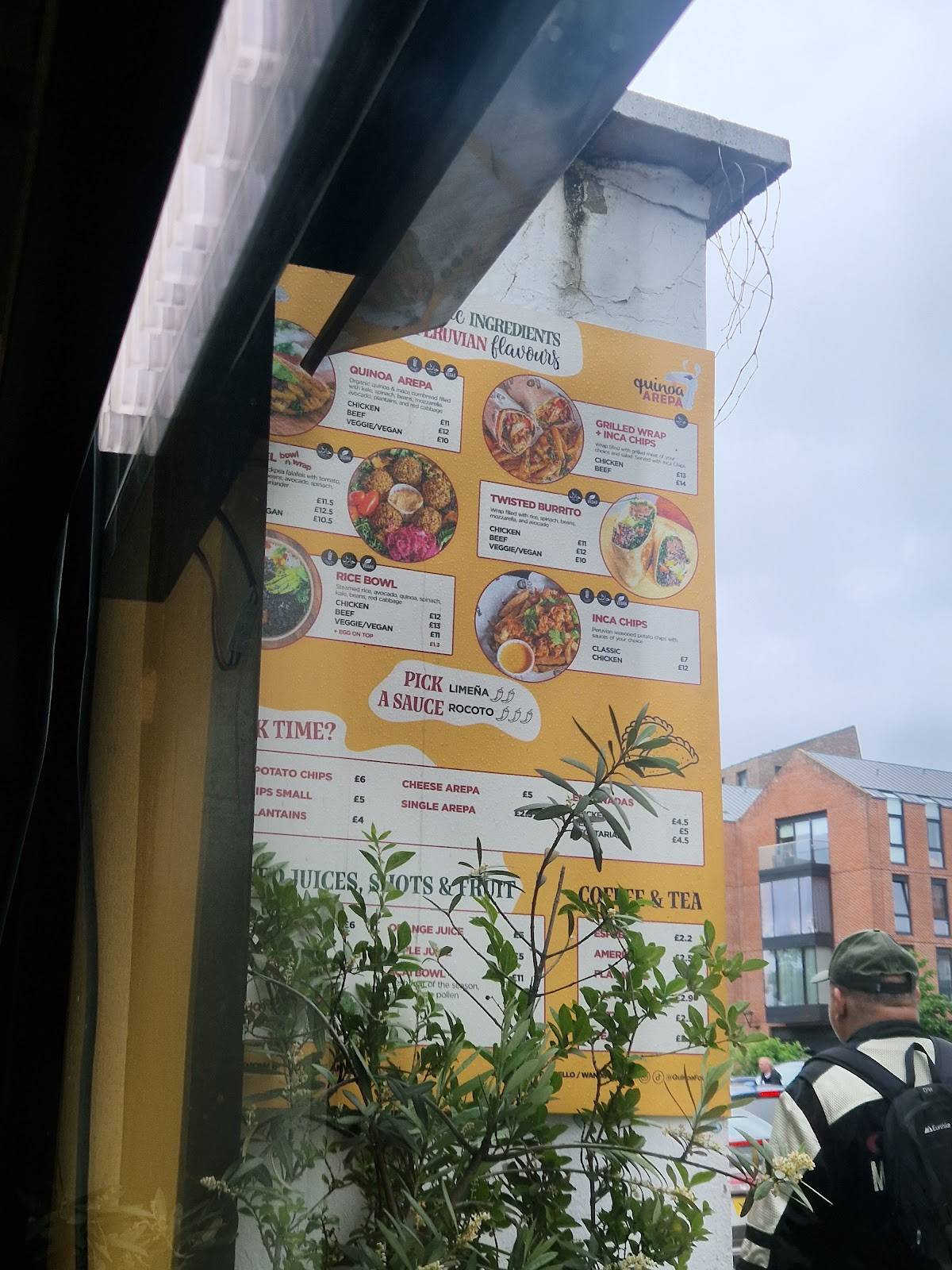 Arepa меню