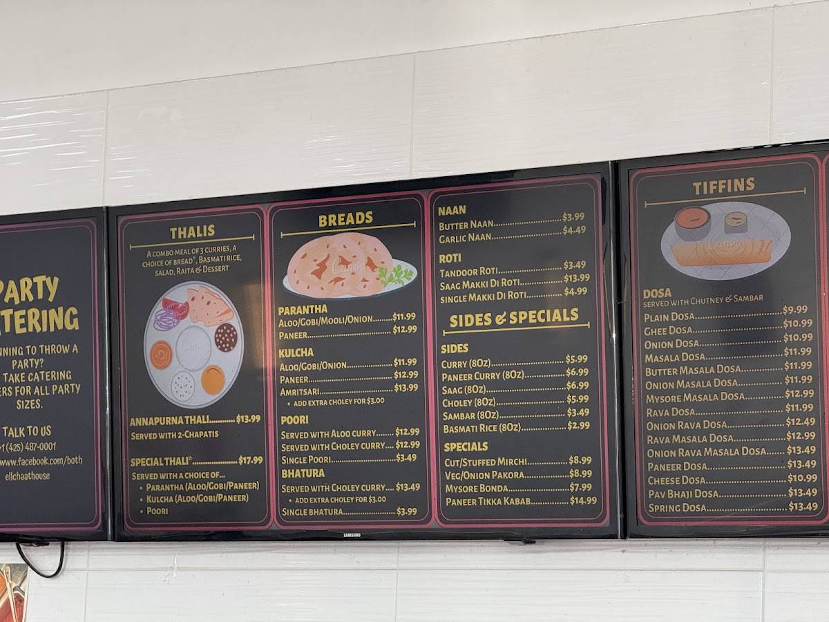 Bothell Chaat House меню