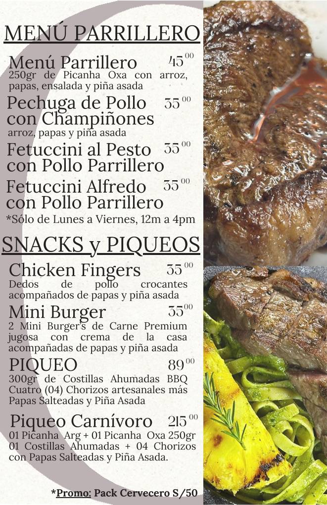CAPOS GRILL меню