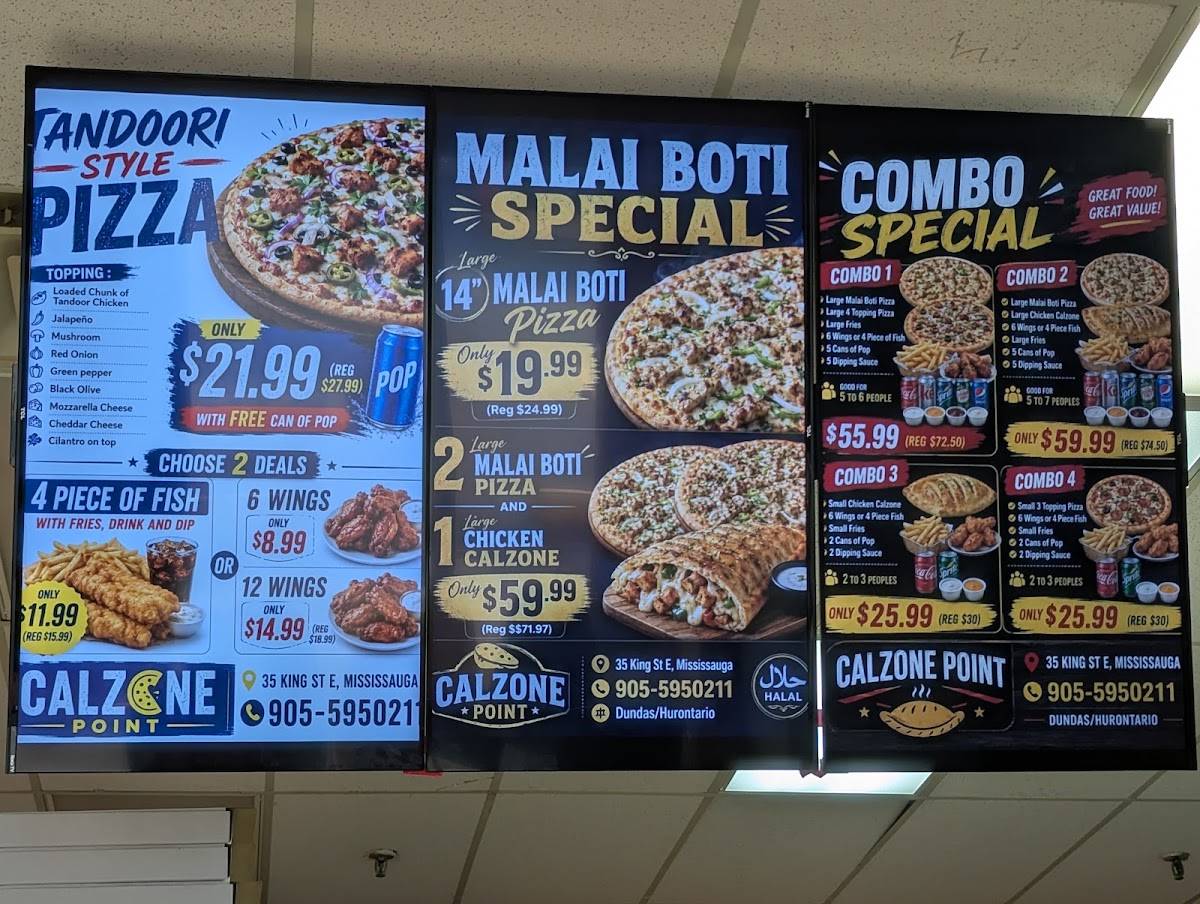 Calzone Point меню