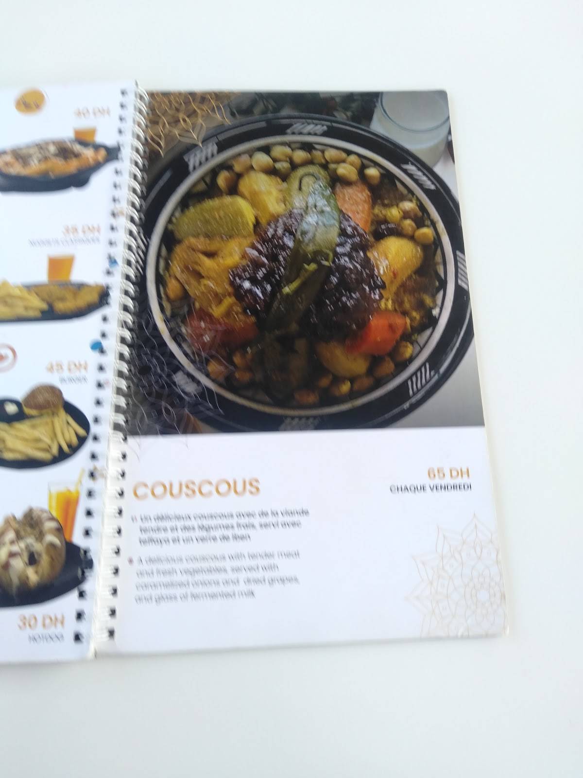 Cap Gourmet меню