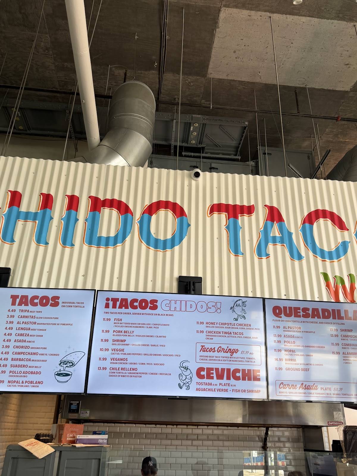 Chido Taco Mercado Style Taqueria меню