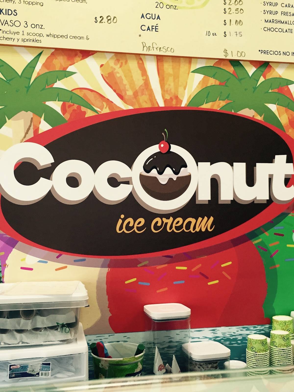 Coconut Ice Cream меню