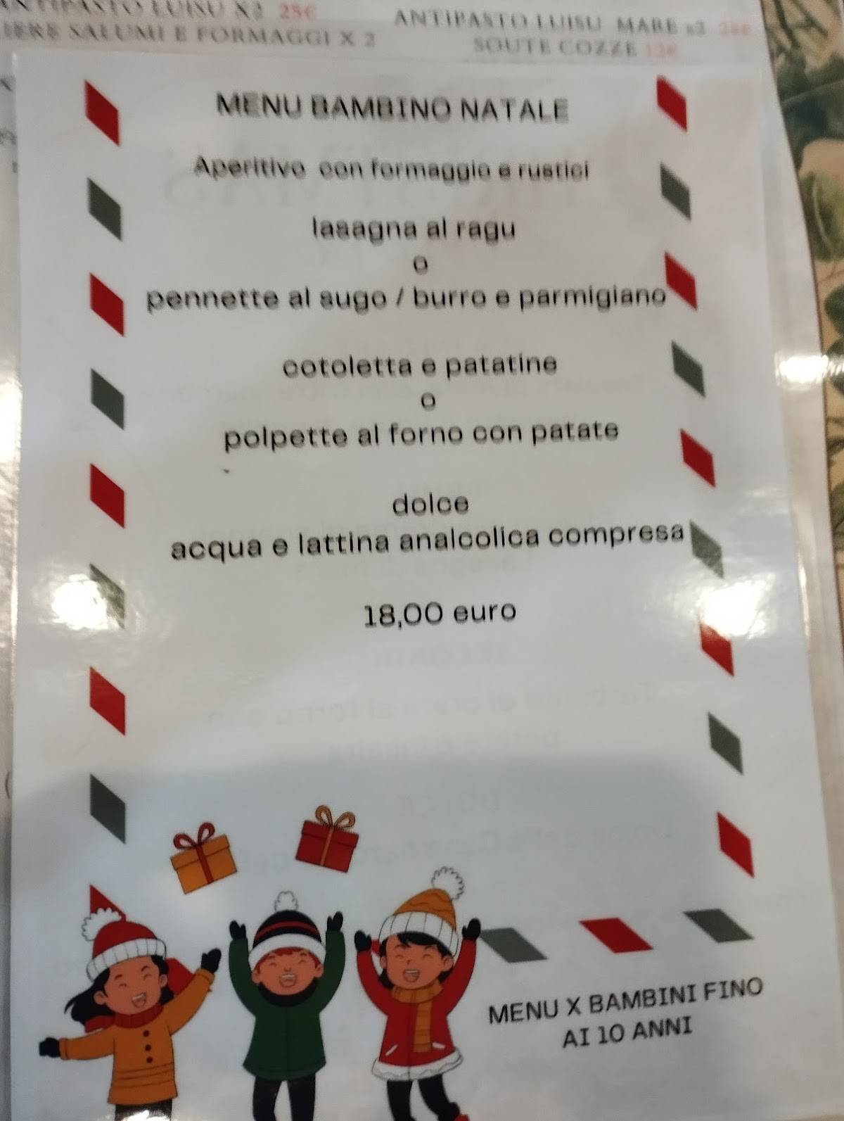 Da Luisu меню