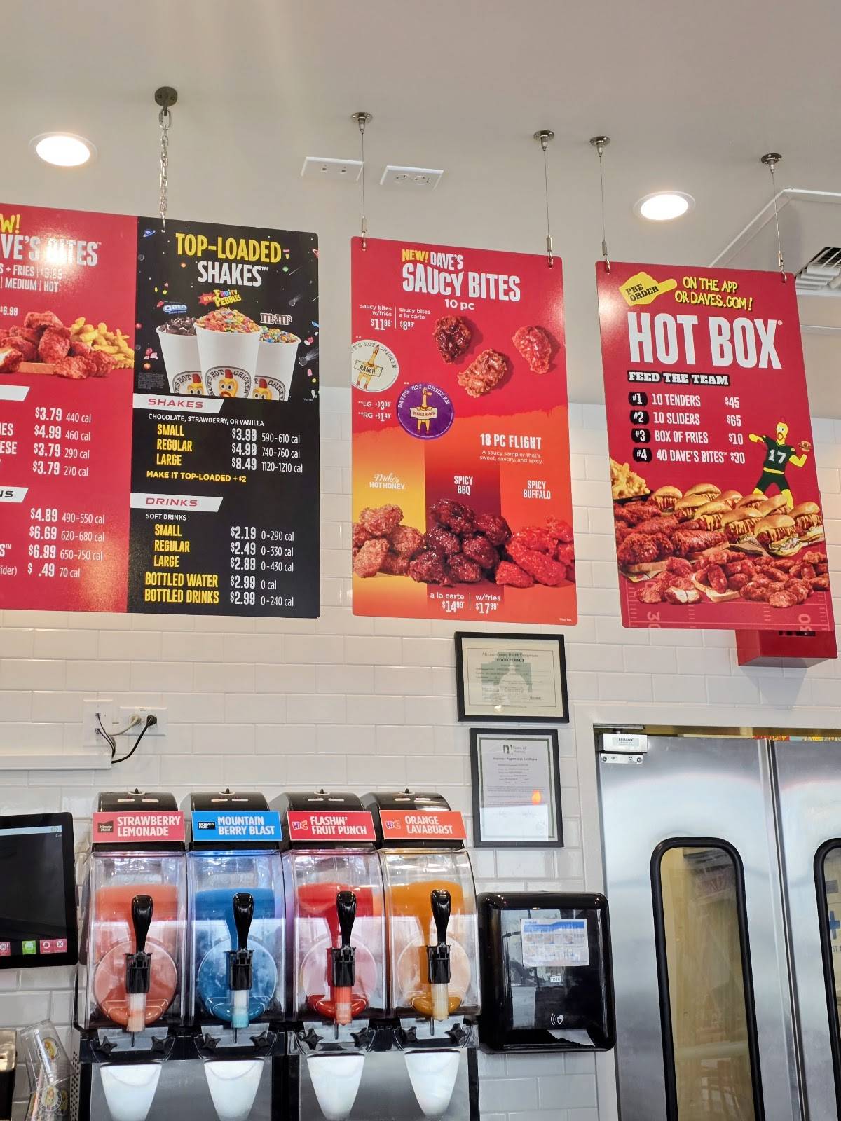 Dave's Hot Chicken меню