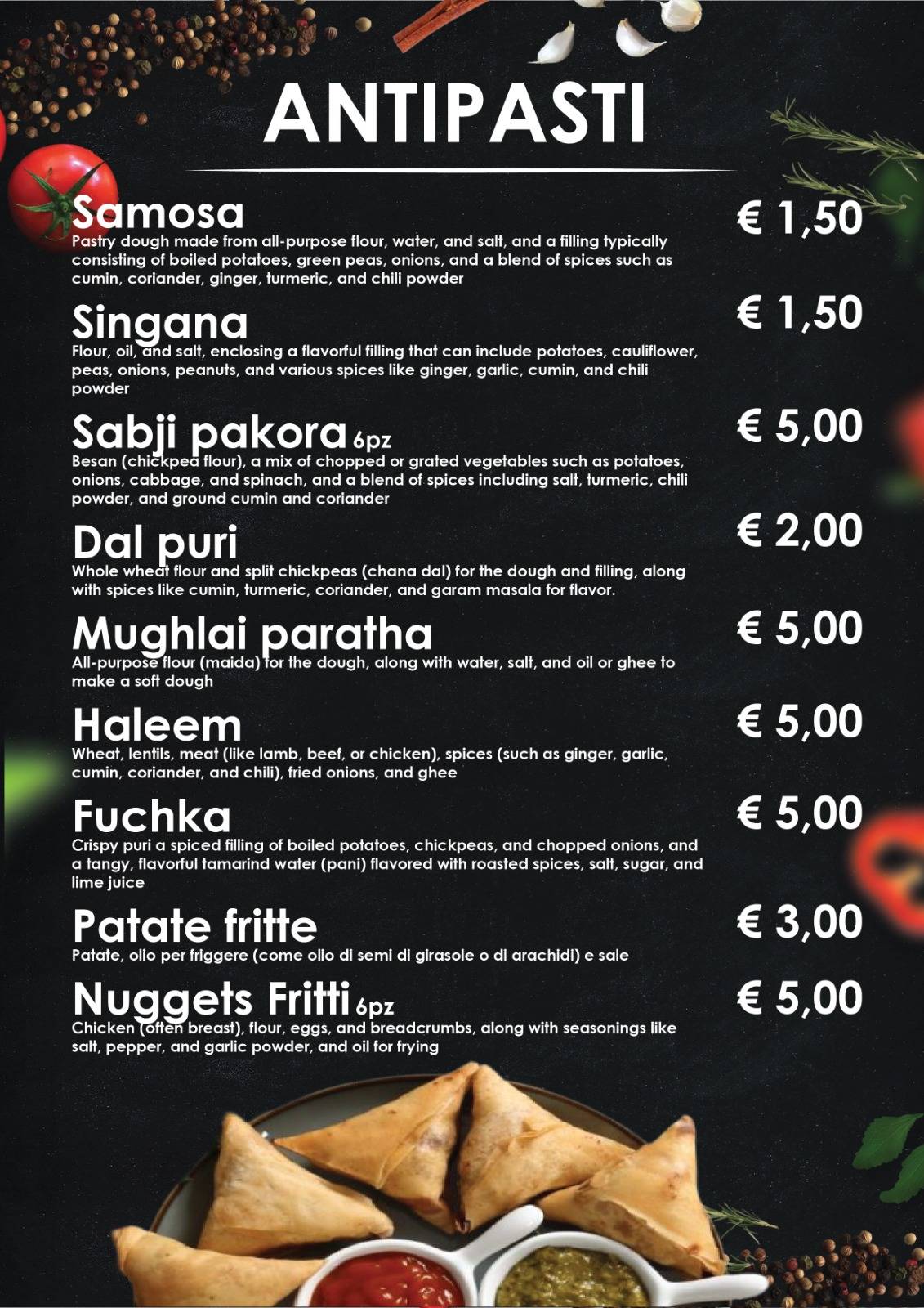 FOOD HOUSE меню