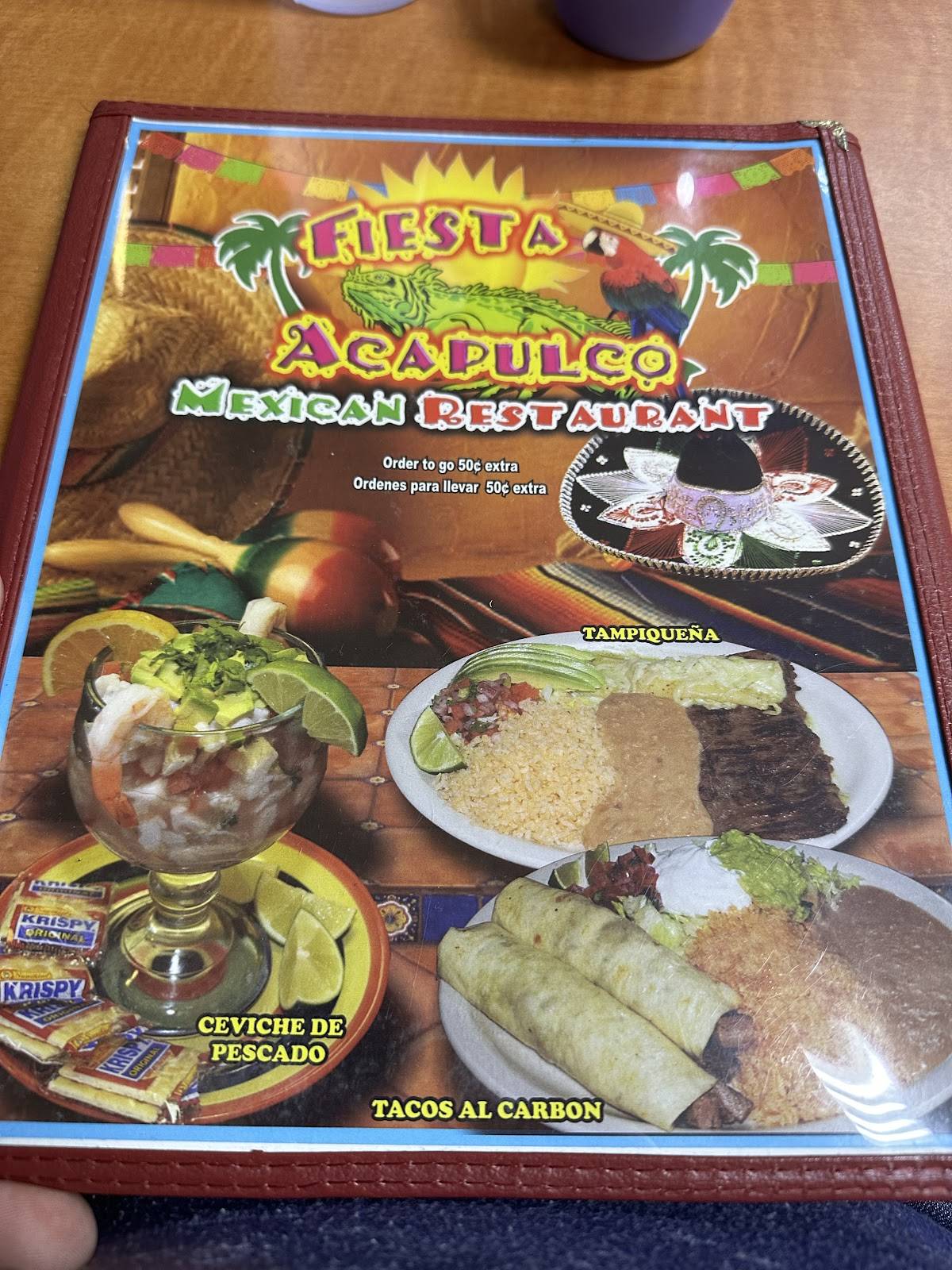 Fiesta Acapulco меню