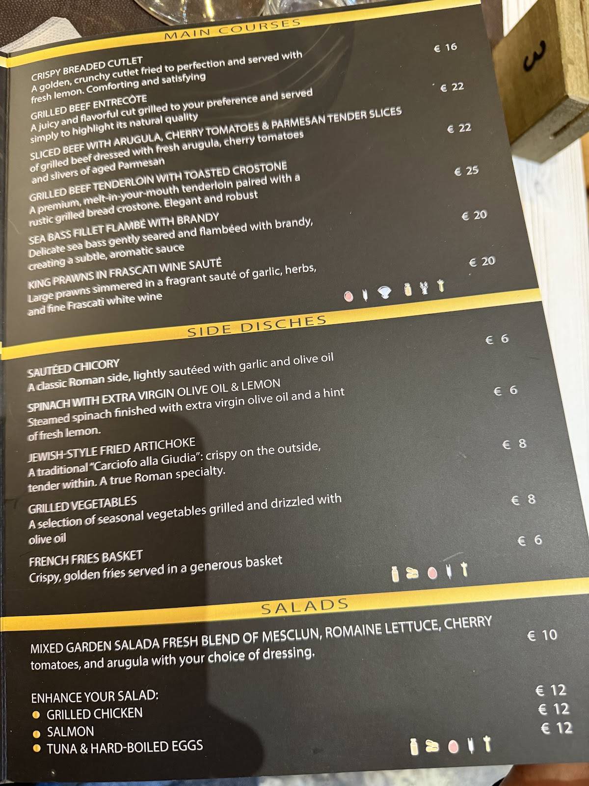 Gourmoso - Caffè Bistrot Ristorante меню