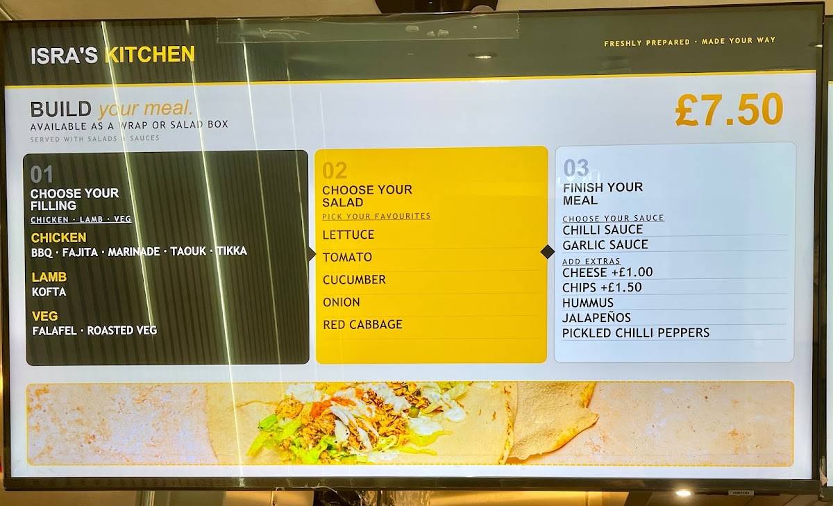 Isra's Kitchen меню