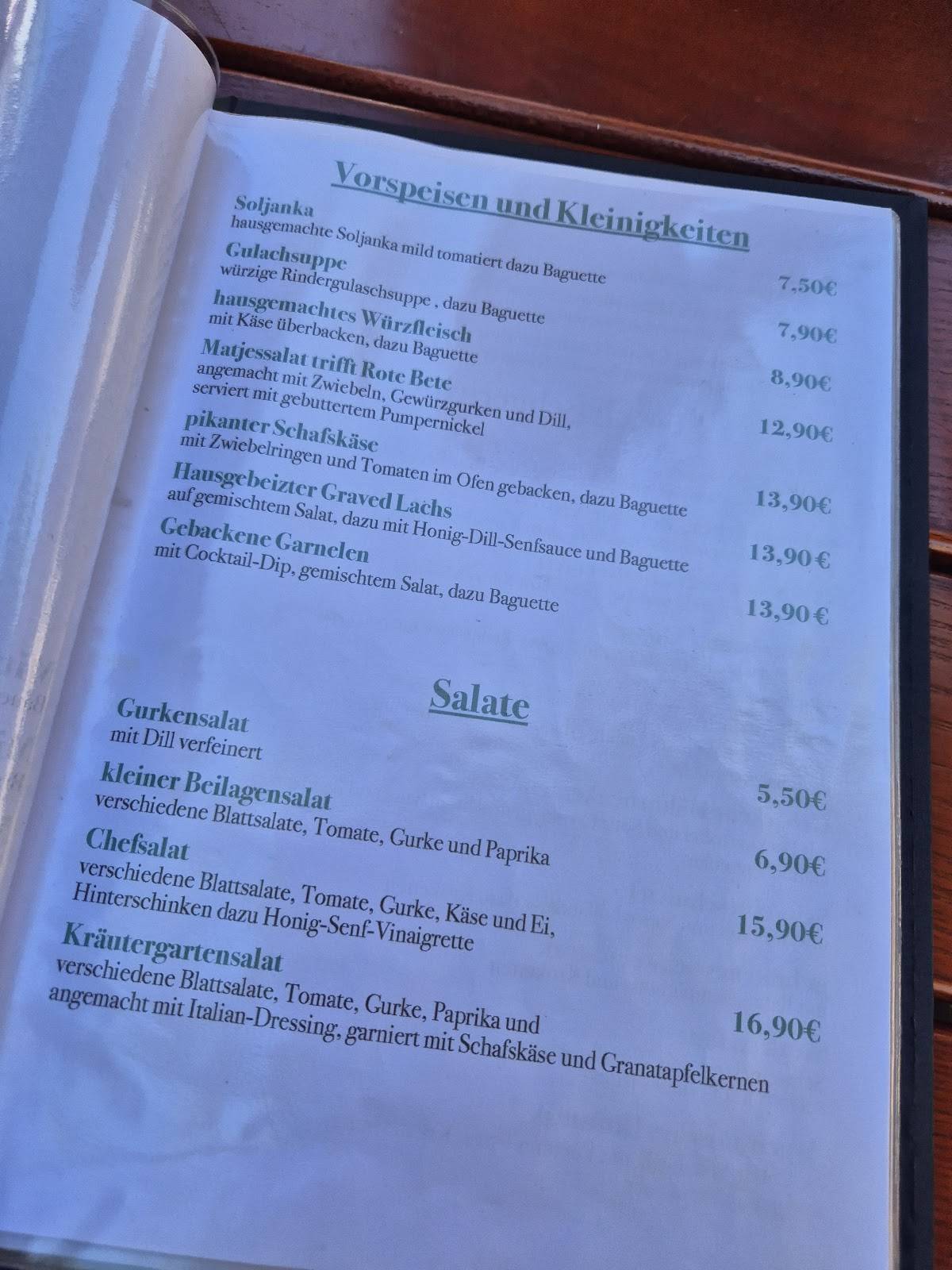 Restaurant K25 меню