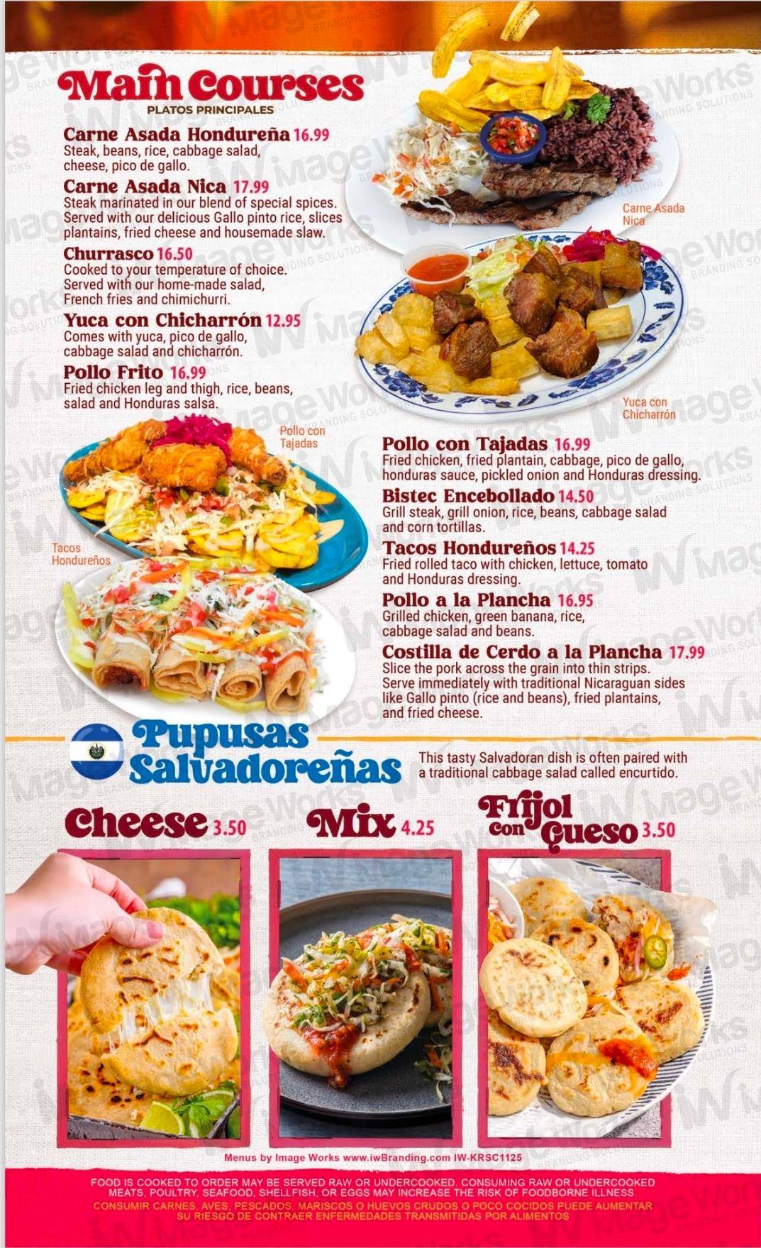 Koma Rico Homestyle меню