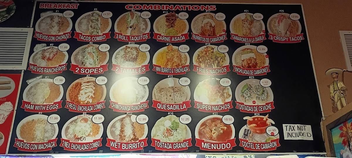 Los Tres Toritos меню
