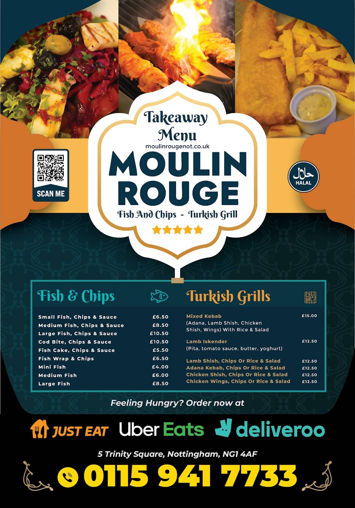 Moulin Rouge меню