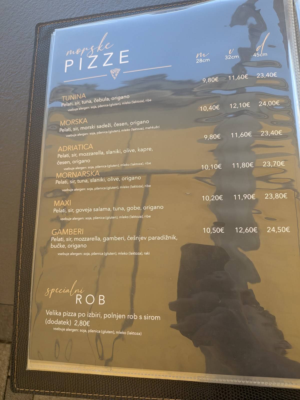 Pizzeria Plus меню