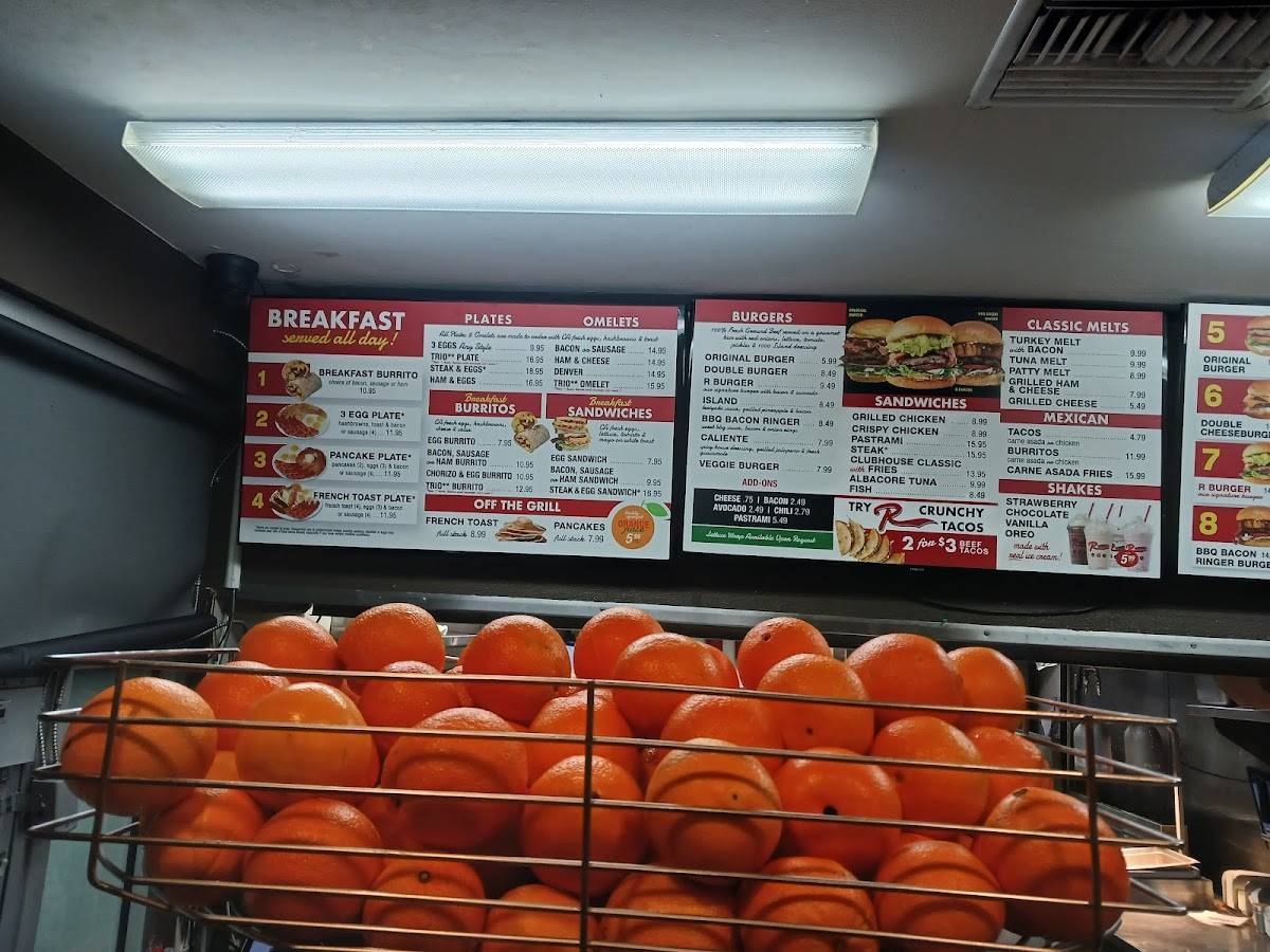 R Burgers меню