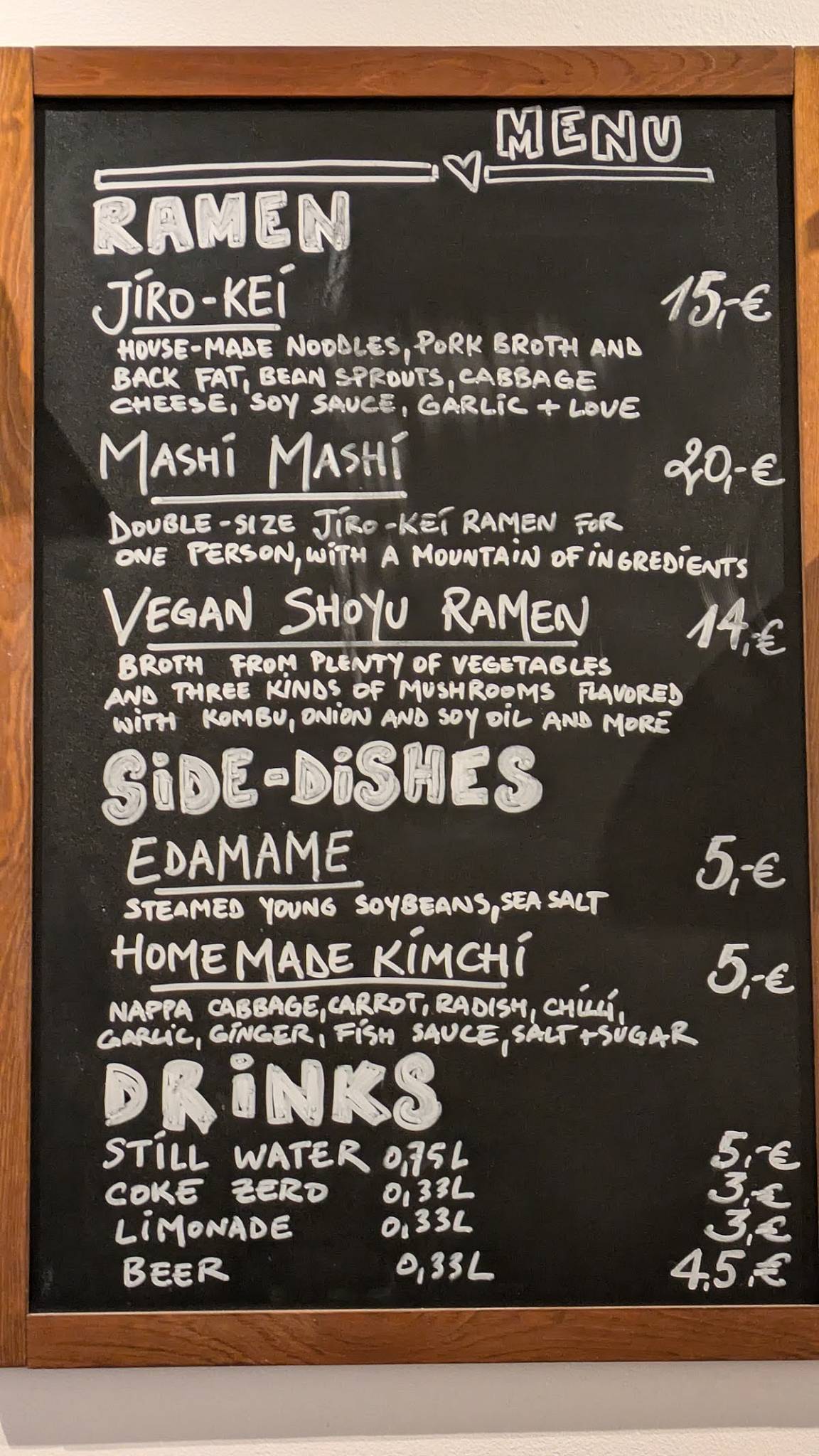 RAMEN BONES 3 меню