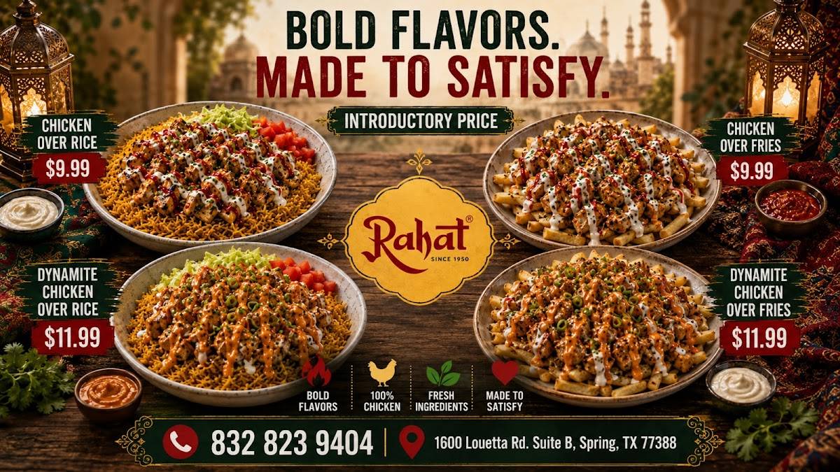 Rahat Spring, TX меню