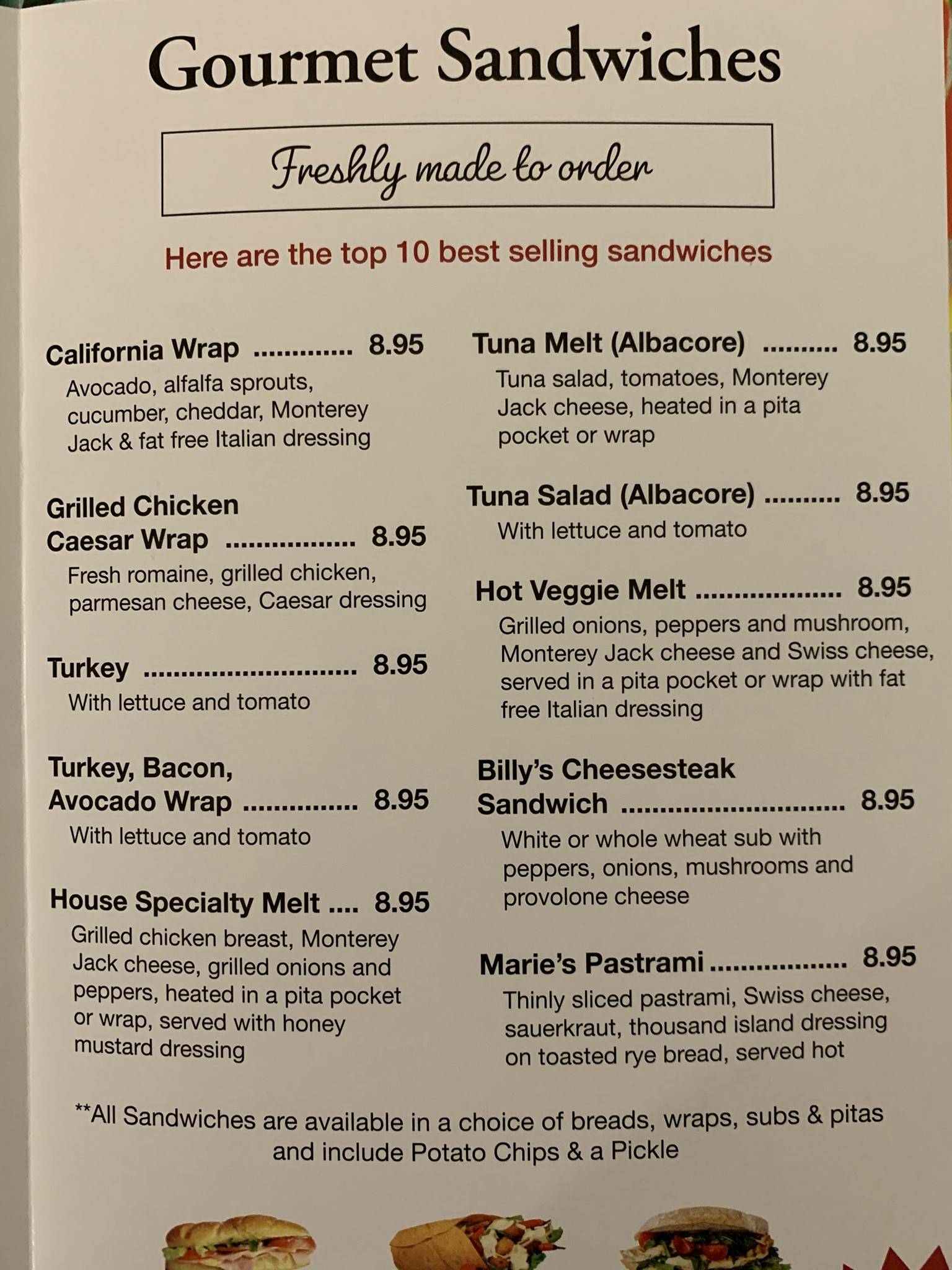 Salad Plus меню