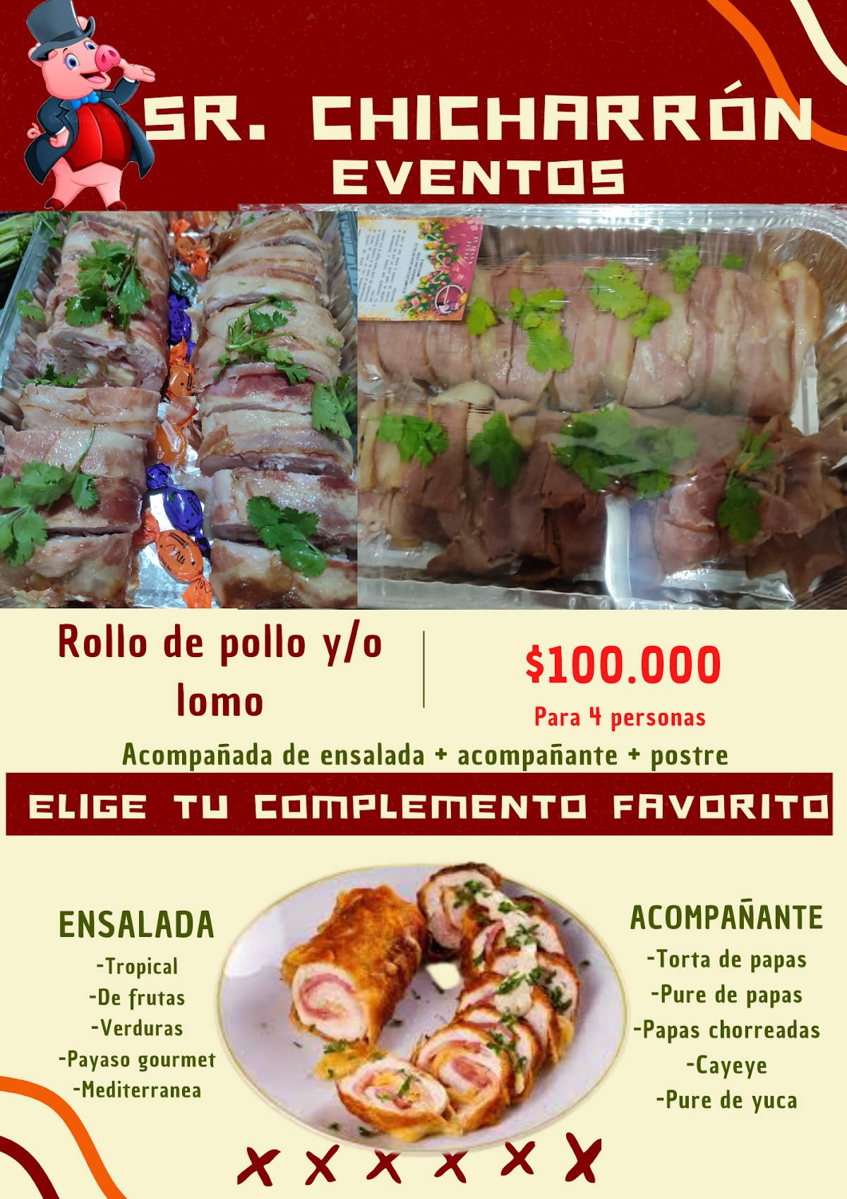 Sr. Chicharrón меню