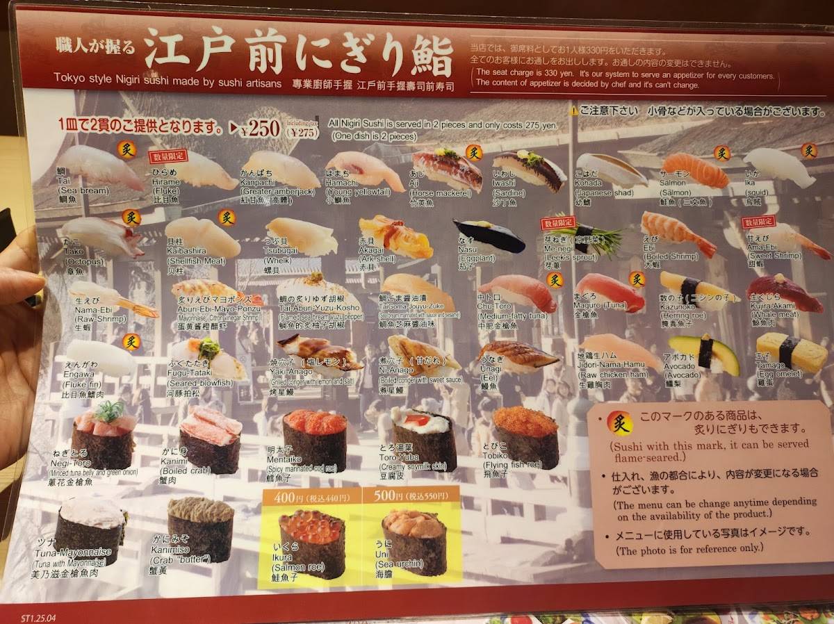 Sushitetsu меню
