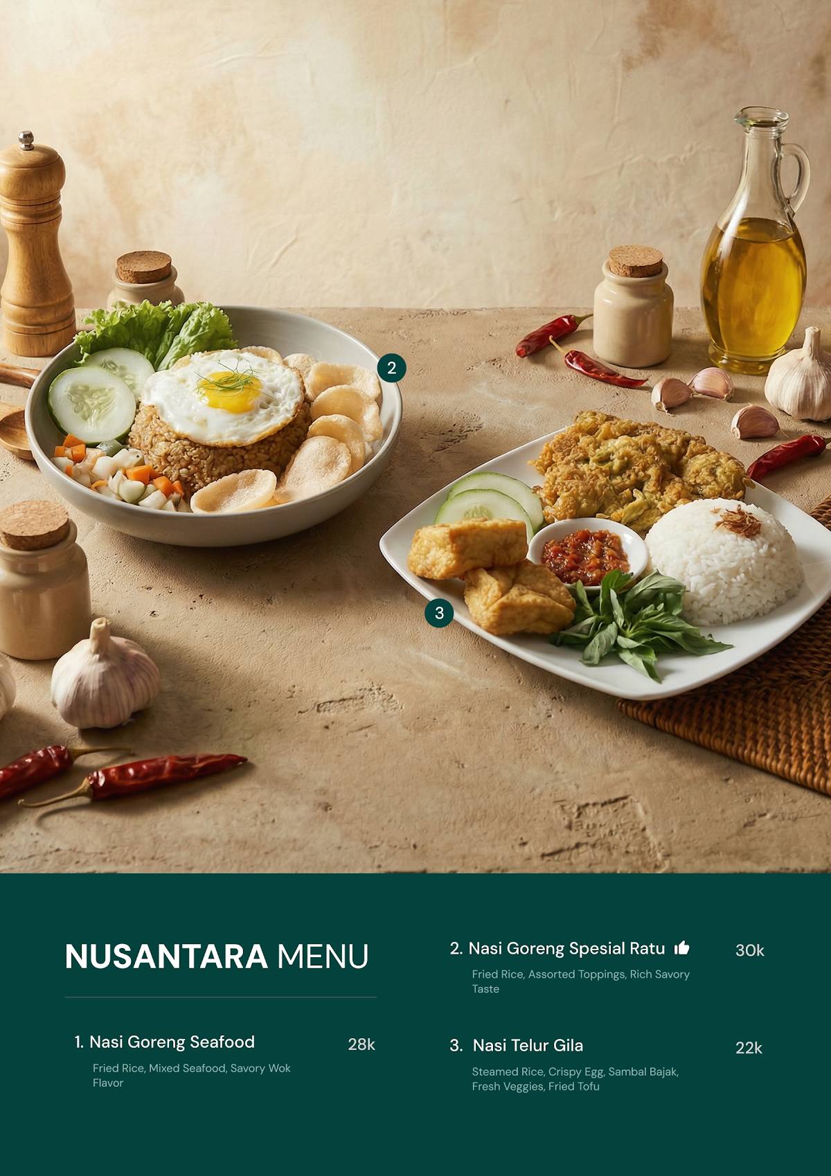 TAMAN RATU MAULIDYA меню