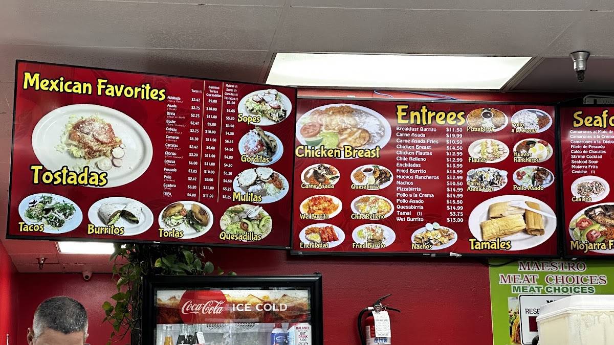 Taqueria El Taco Maestro меню