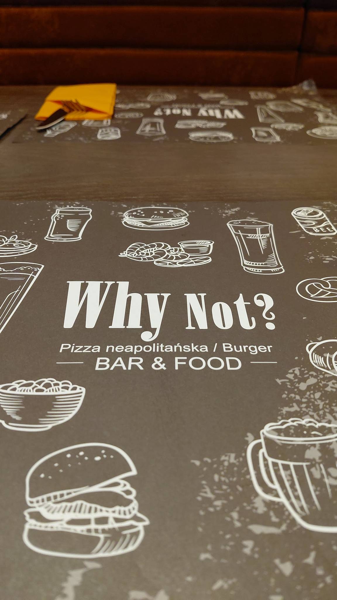 Why Not? меню