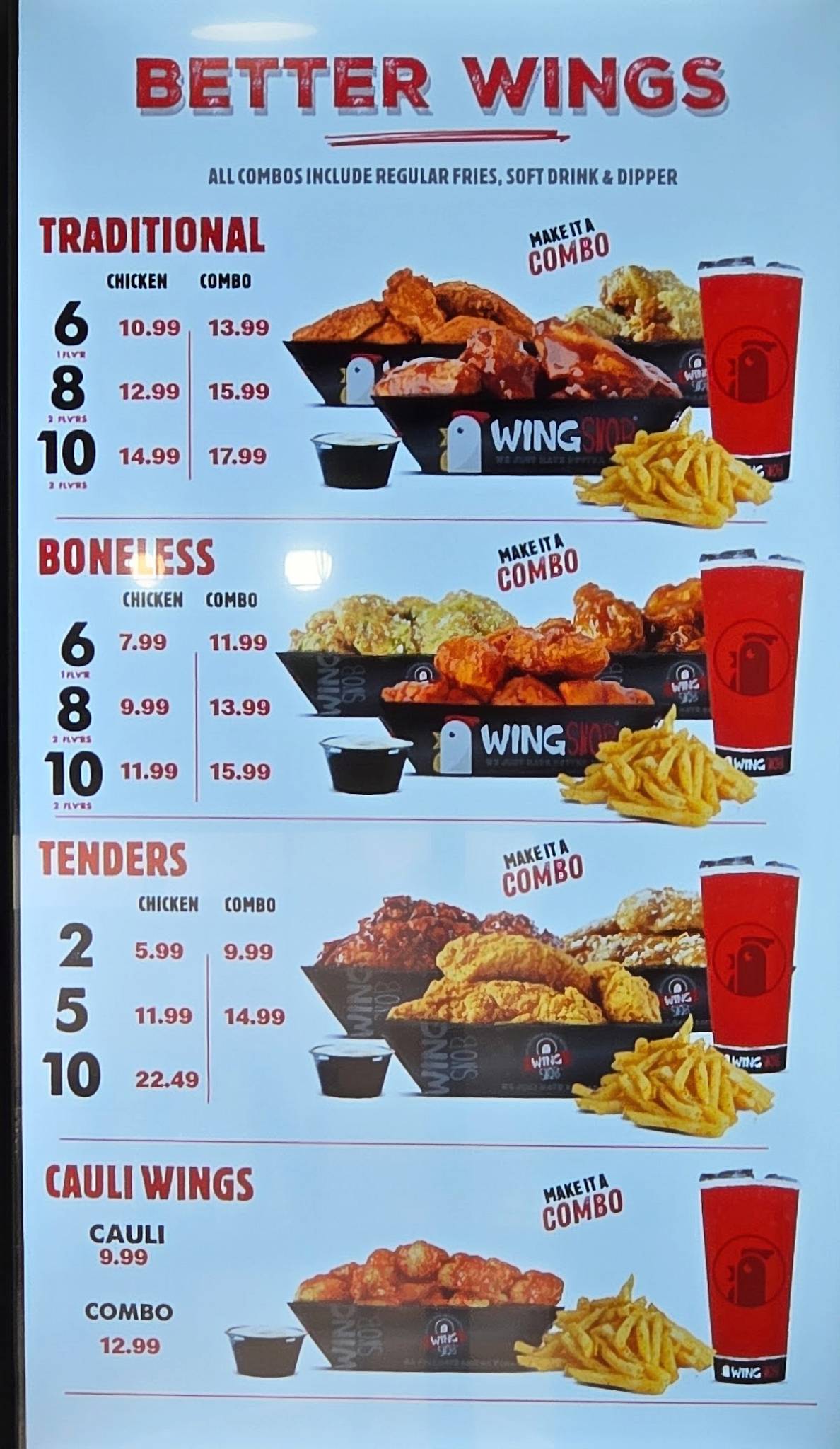 Wing Snob меню