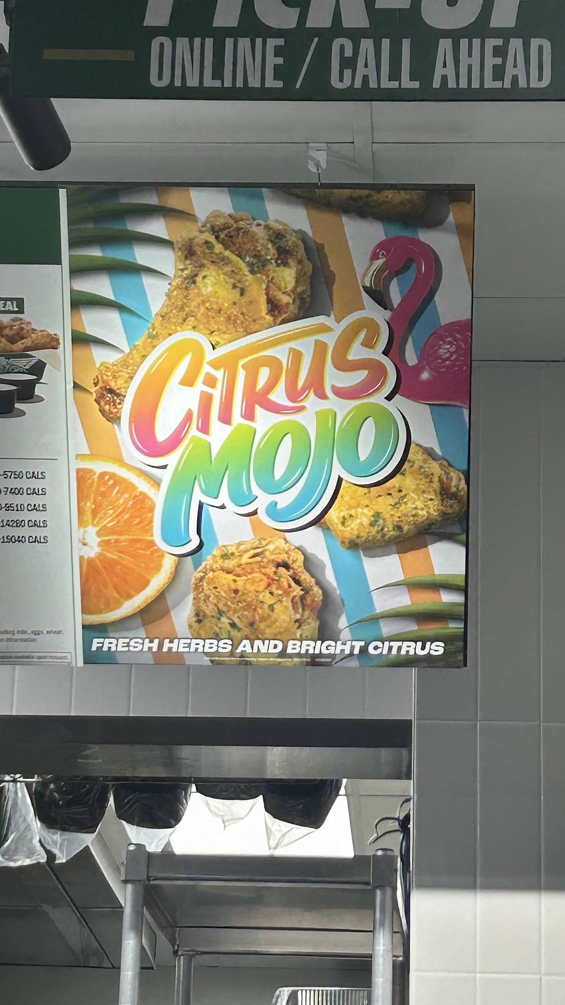 Wingstop меню