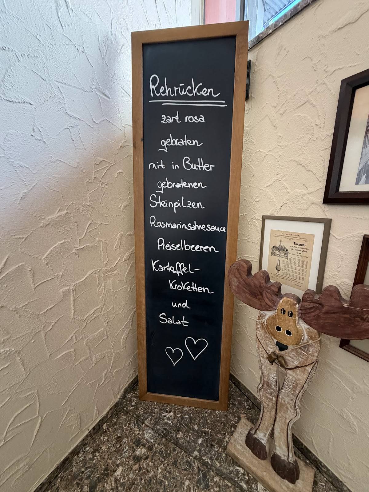 Restaurant Zum alten Calwer меню