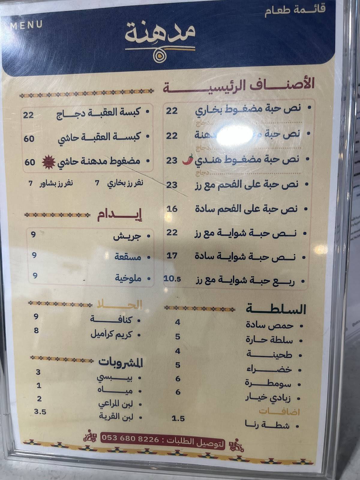مضغوط مدهنة меню