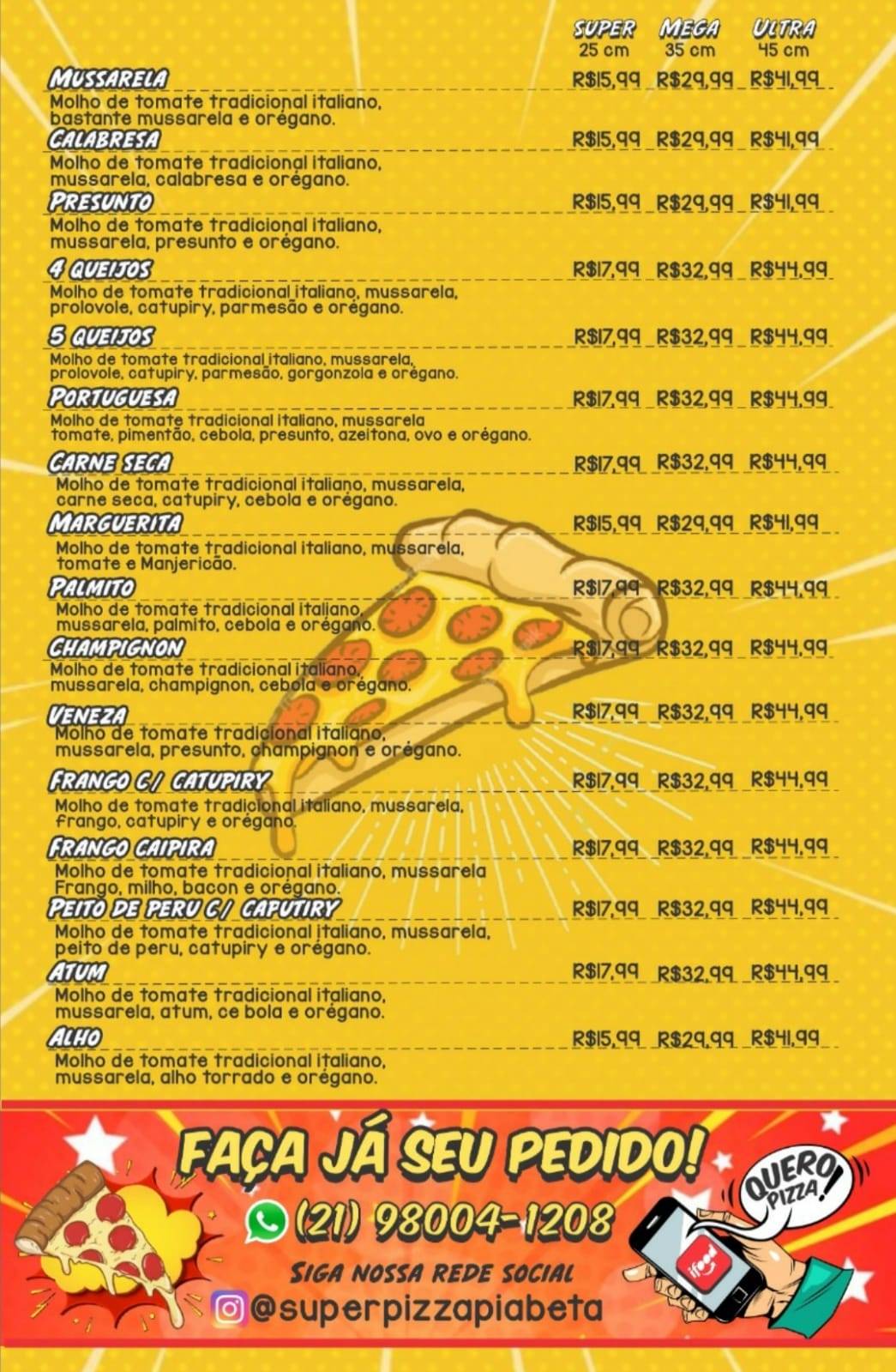 superpizzapiabeta меню