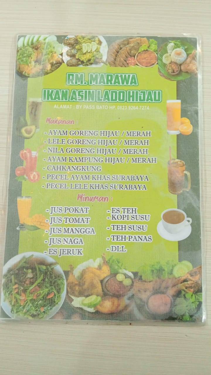 Restoran меню