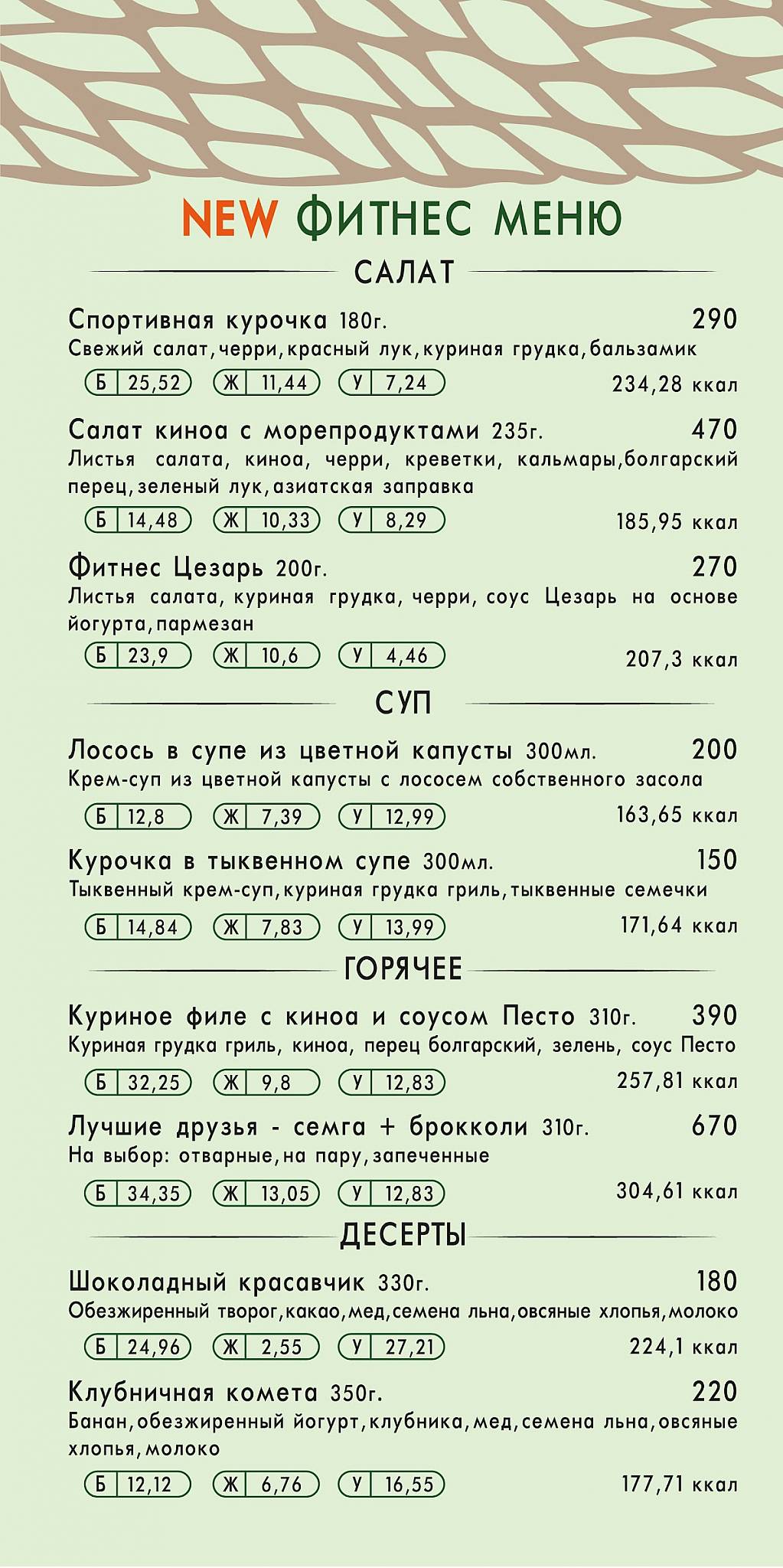 Ретро меню
