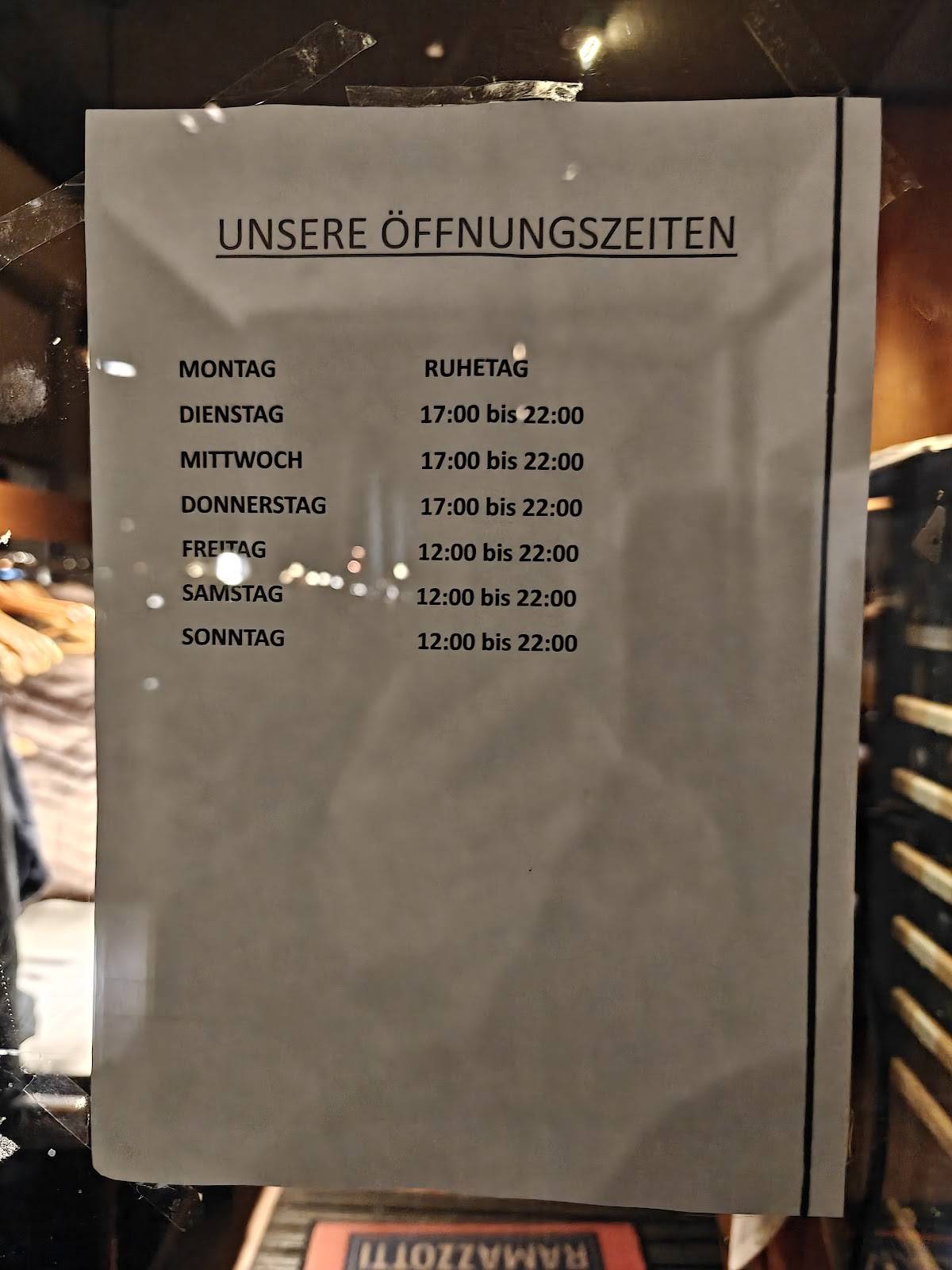 Ristorante Fellini's меню