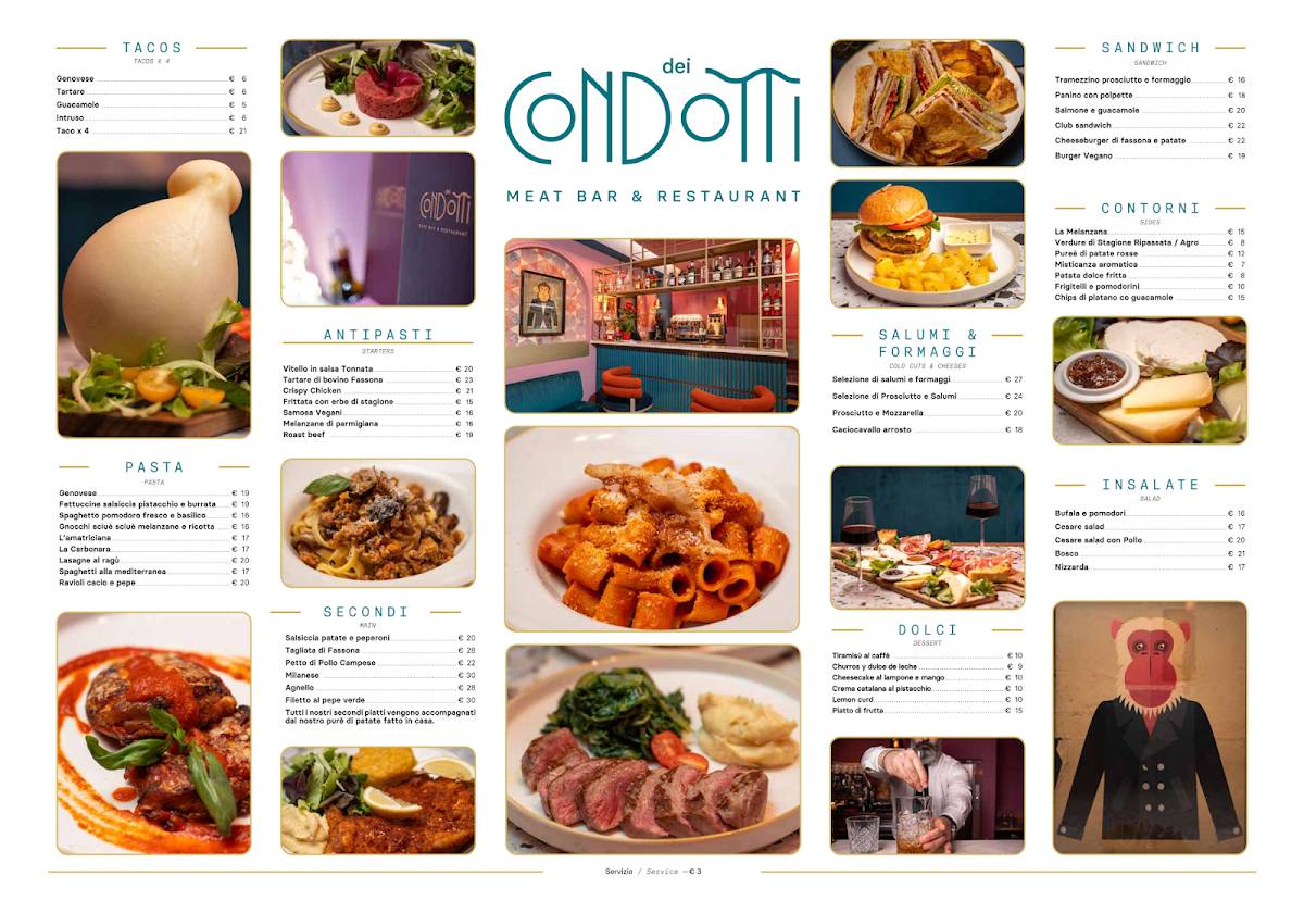 Ristorante dei Condotti меню