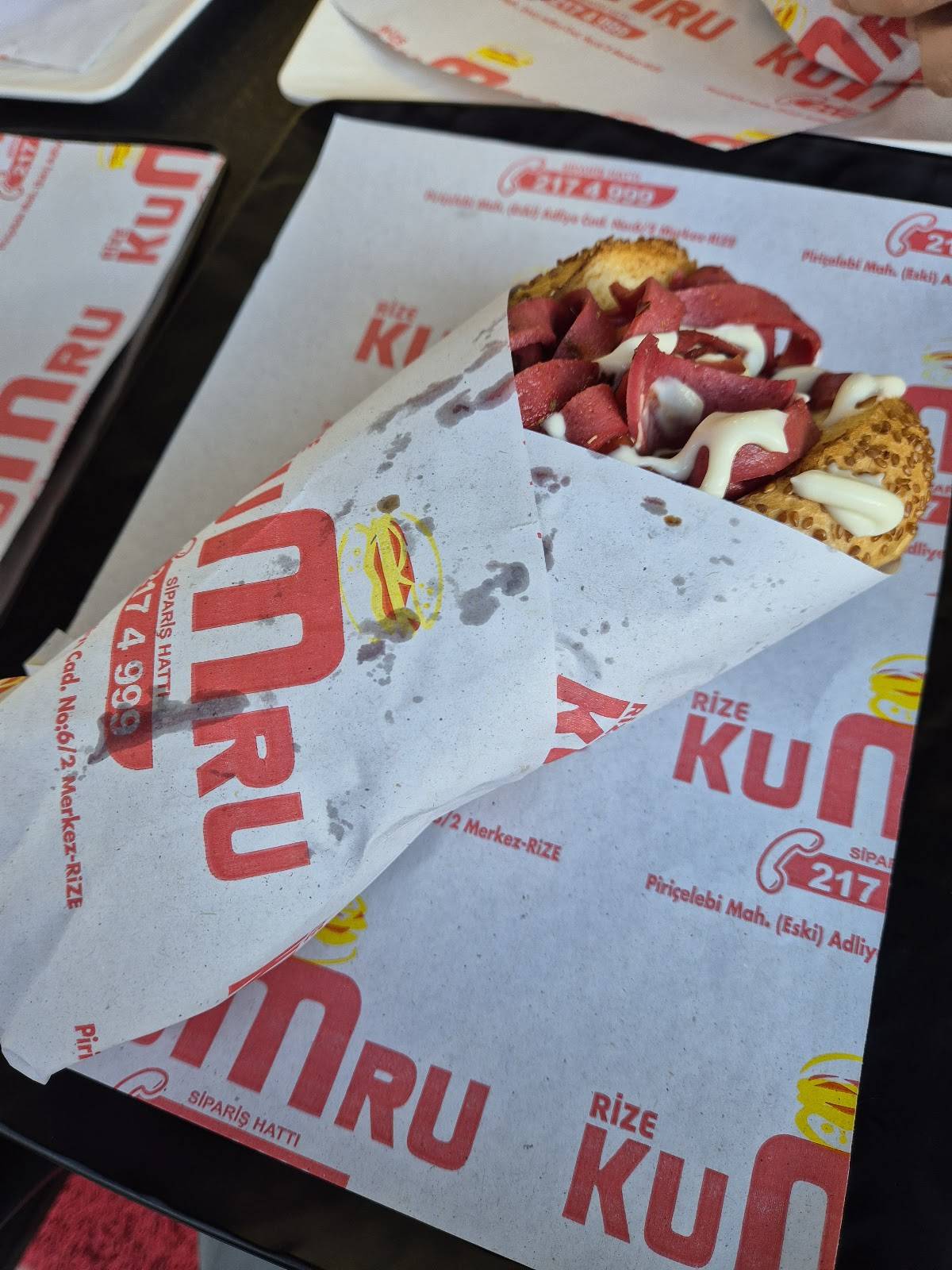 Rize Kumru меню