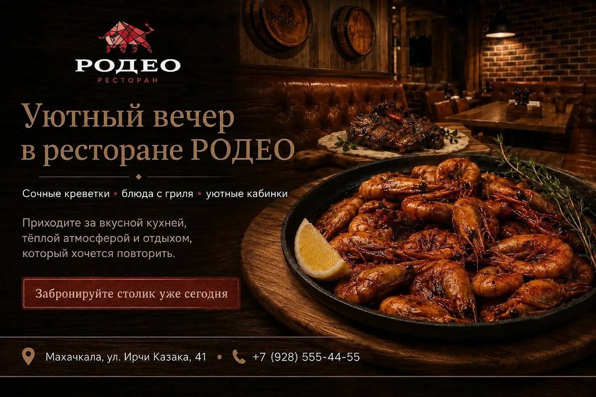 Родео меню