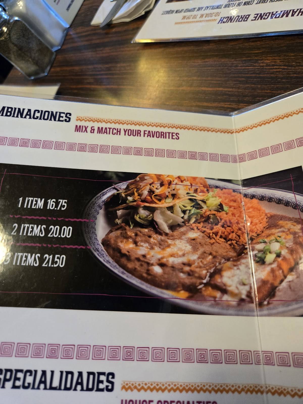 Rodrigo's Mexican Grill - Orange меню