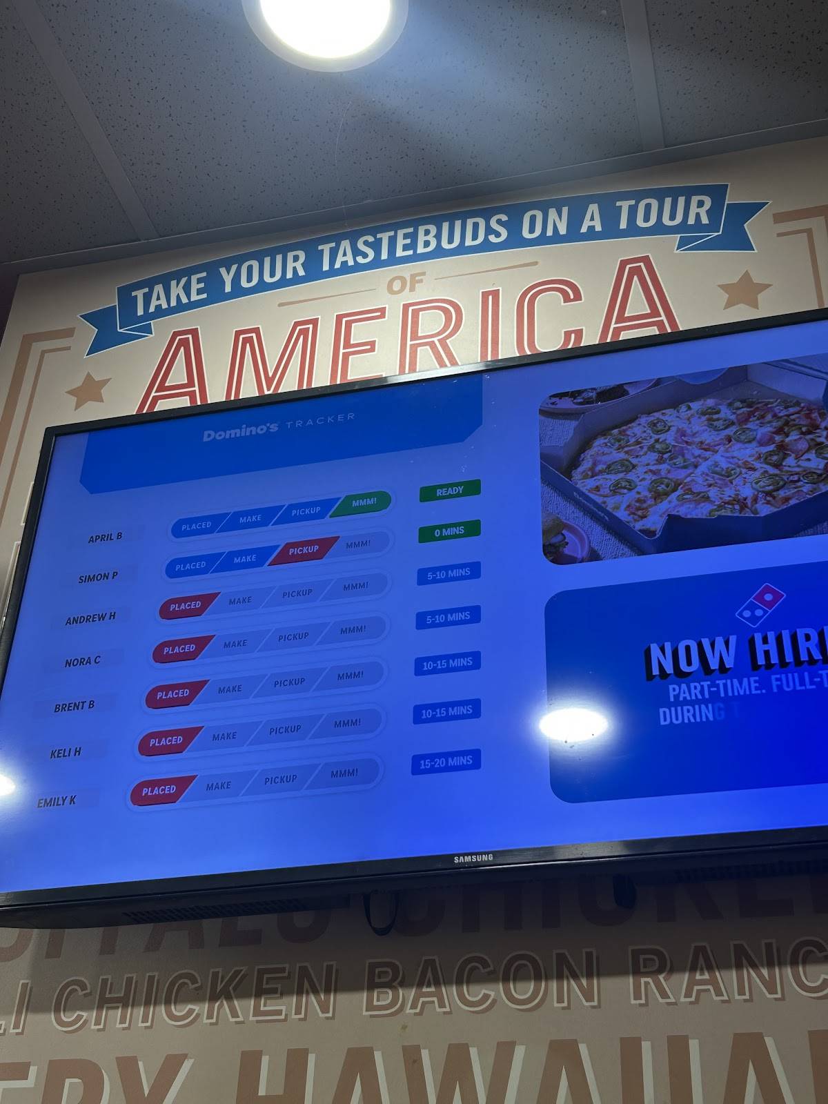 Domino's Pizza меню