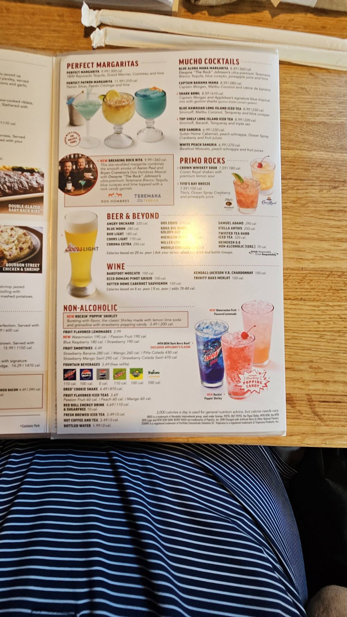 Applebee's Grill + Bar меню